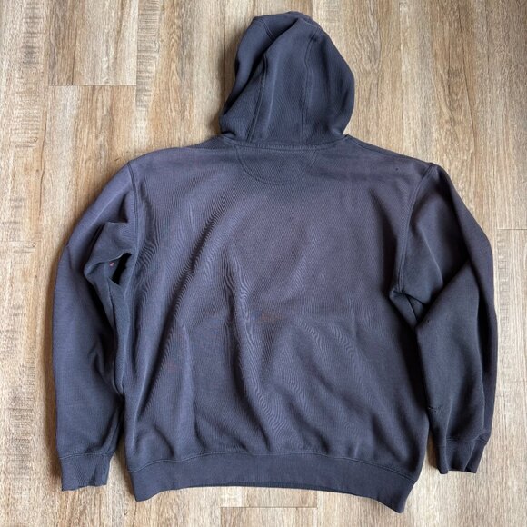 Vintage Navy Carhartt Hoodie Y2K - size Large - Picture 8 of 11
